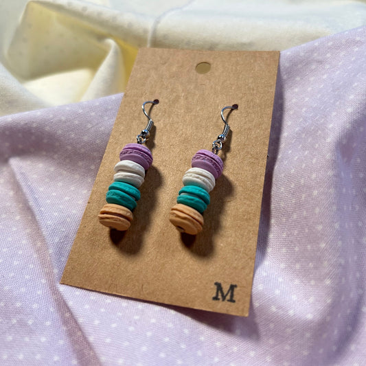 Stacked Macaron Earrings