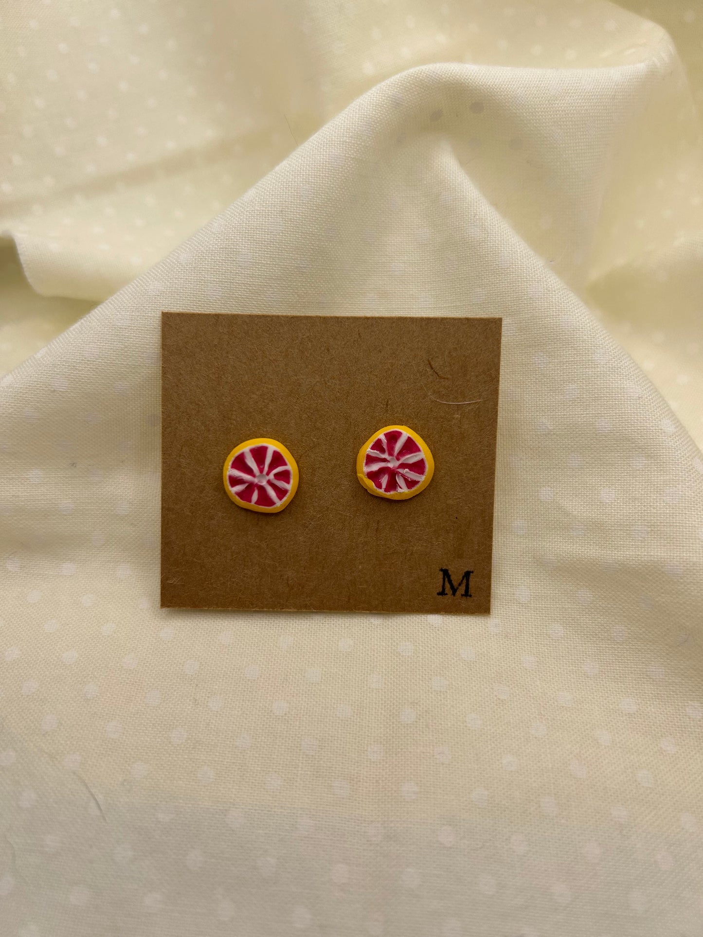 Grapefruit Earrings