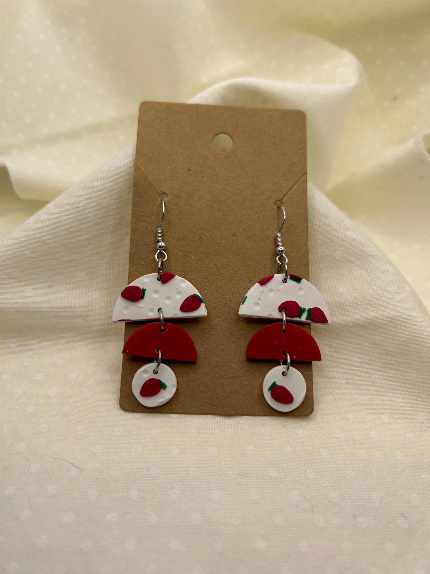 Red Strawberry Earrings