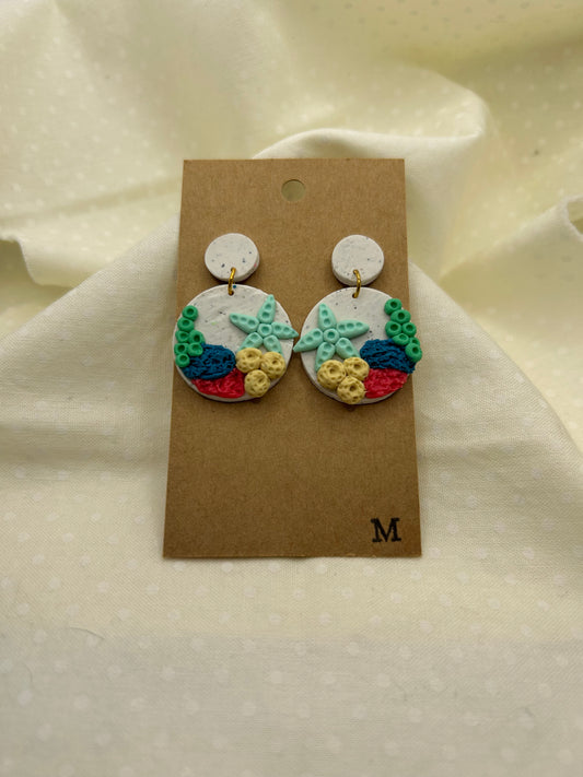 Colorful Coral Reef Earrings